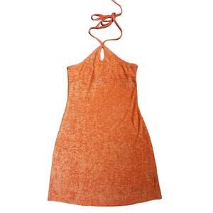 Hollister|Terry Cloth‎ Stretch Mini Dress|Orange|NWOT|SZ XS
